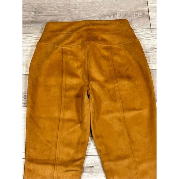 G by Giuliana tan/caramel faux suede casual/dress pants size 4 - Picture 10 of 11